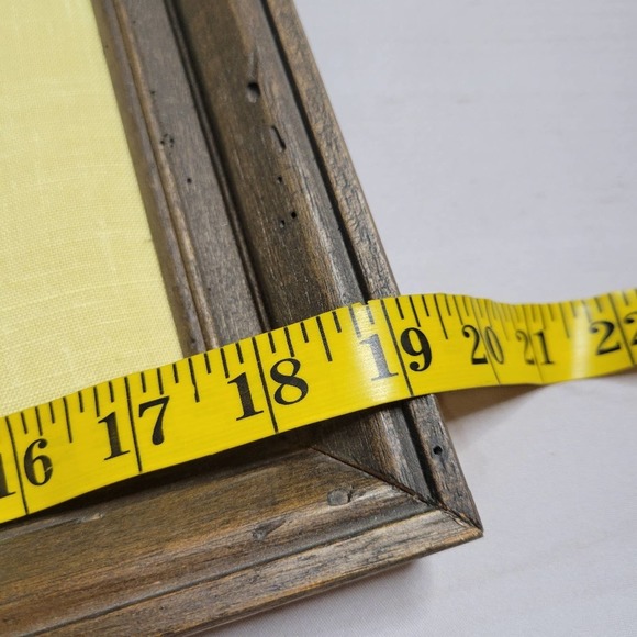 Vintage 70s Framed Crewel Embroidery Wall Art - 15"x19" - Picture 5 of 6